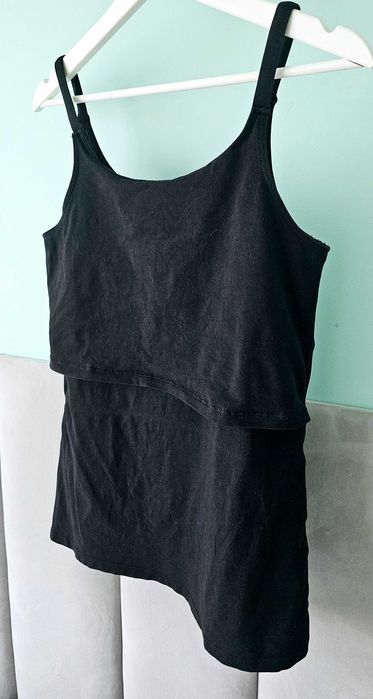Czarny top do karmienia H&M rozmiar M