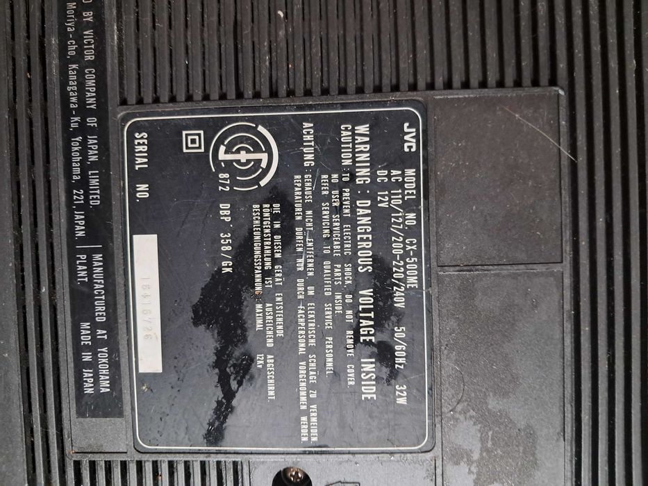 Vendo este módulo da JVC (vintage) com TV a cores.64550572805123123