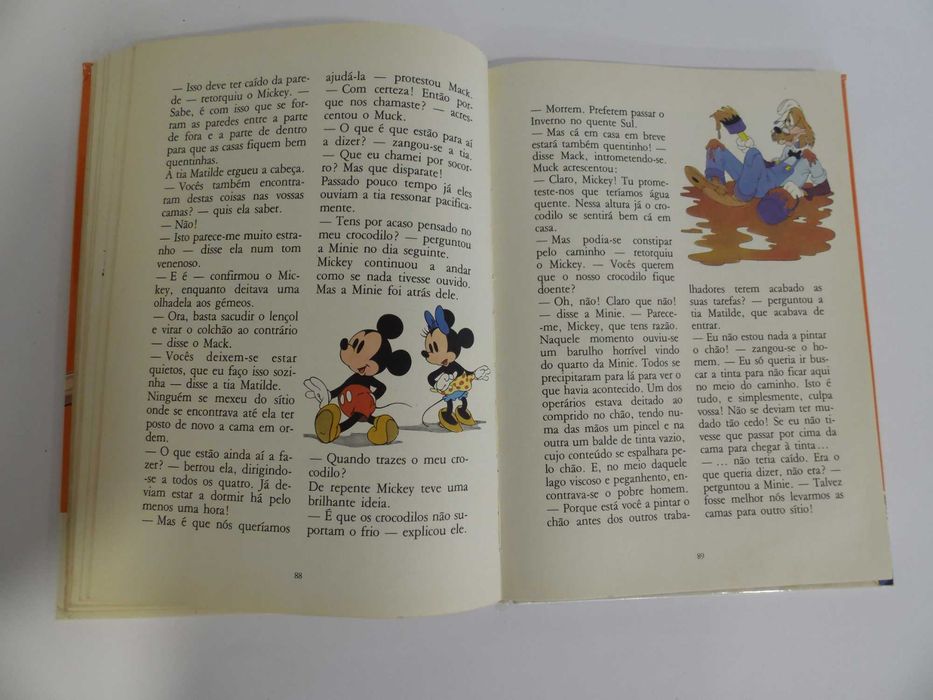 Livro O Rato Mickey e o Pato Donald da Walt Disney