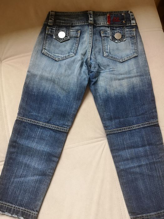 Spodenki za kolano /rybaczki jeans S /36/biodrówki