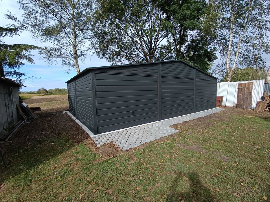 Garaż blaszany garaż blaszak garaże 9x6 7x5 6x6 Rus -stal profil 5x7