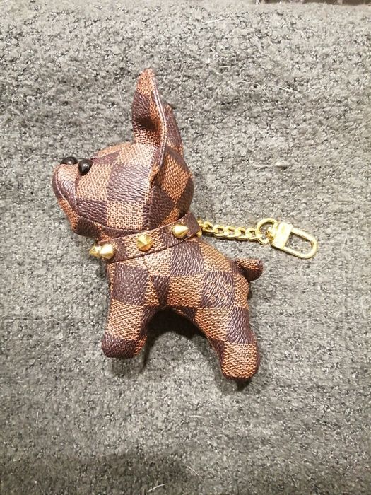 Breloczek buldog piesek Louis Vuitton lv keychain