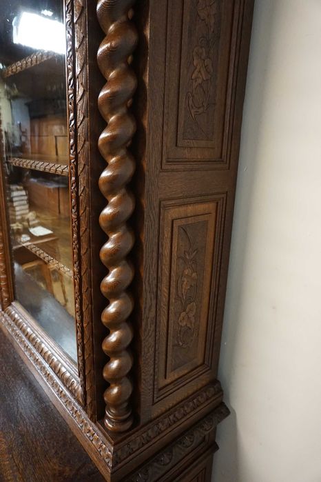 WIELKI STARY KREDENS biblioteczka Francja maszkarony szer172cm wysyłka