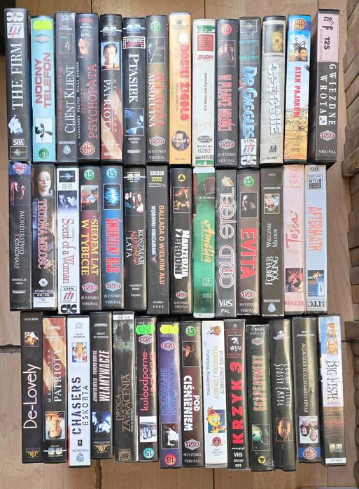 Sprzedaje kasety VHS
