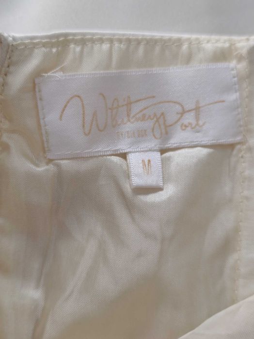 Kremowa suknia koktajowa ślubna boho BIK BOK by Whitney Port M