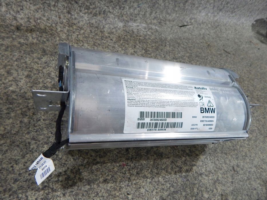 bmw e63 e64 poduszki airbag pasy sensor