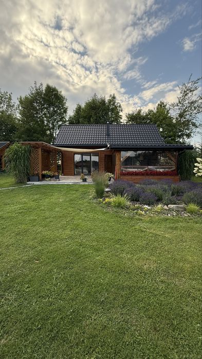 Domek letniskowy Pod Świerkami z bania i basenem