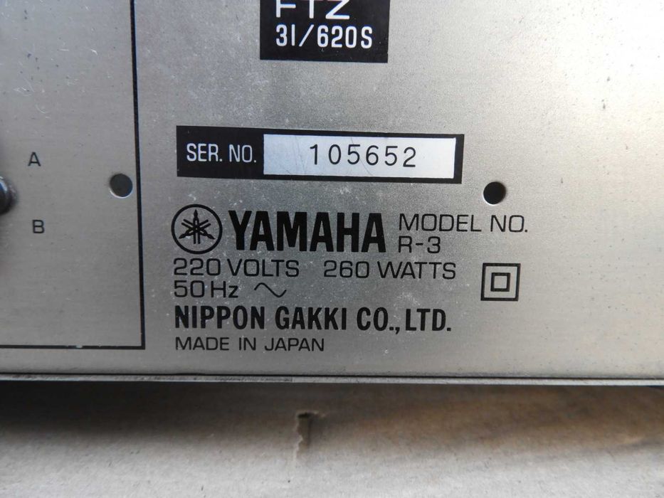 Radio wzmacniacz Yamaha R - 3 , Japan.