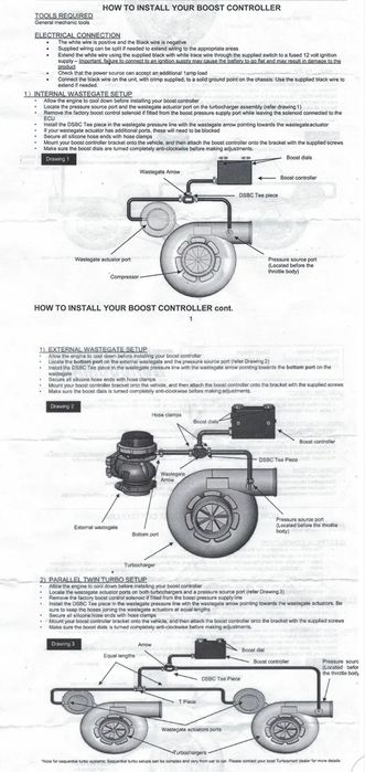 Regulador de pressão de turbo de 2 setup.s