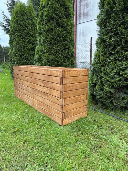 Donica drewniana 150x40x60