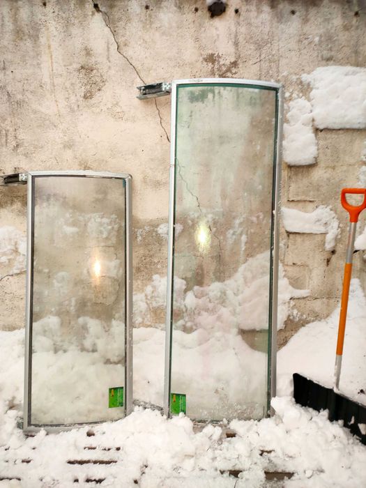 Szyba gięta, szklarnia, inspekt, świetlik , drzwi szkło hartowane.