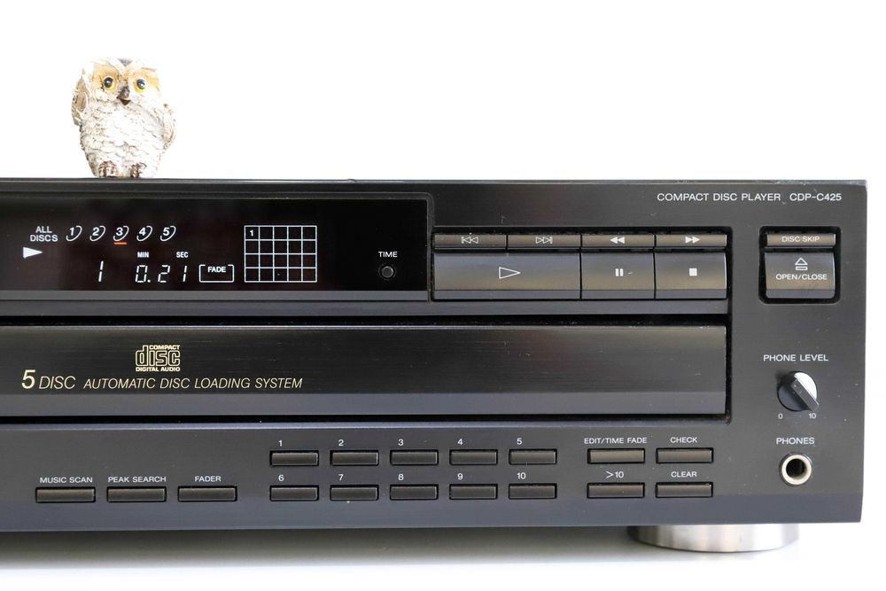 Sony CDP-C425 Compact Disc Player 5Disc