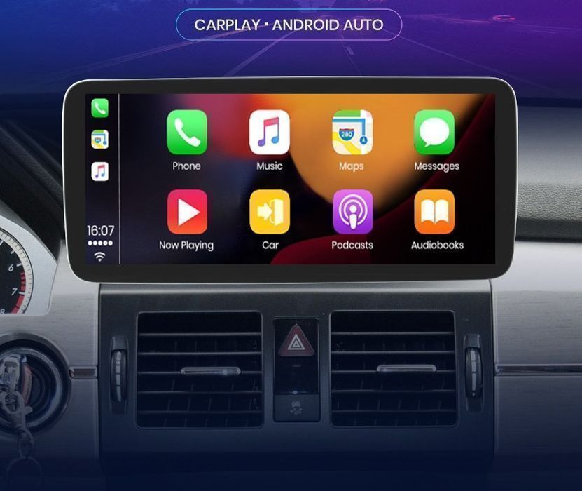 Mercedes GLK X204 – Radio Android 15 10,25” CarPlay Android Auto 2GB/32GB GPS Nawigacja Stacja Multimedialna WiFi Bluetooth DSP 4G LTE PL