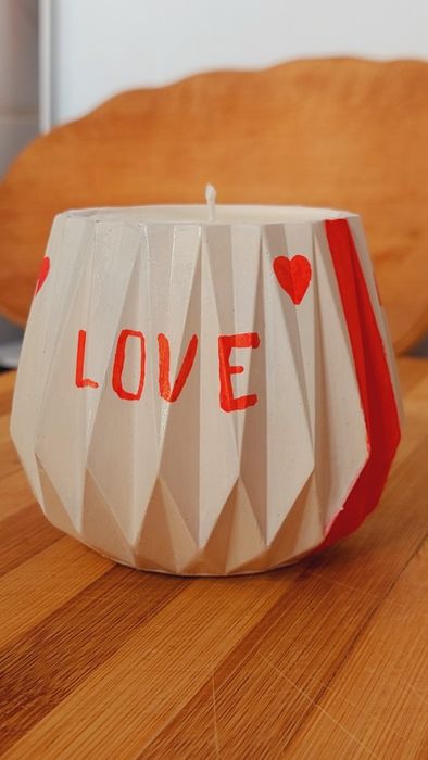 Свеча в кашпо свічка в кашпо