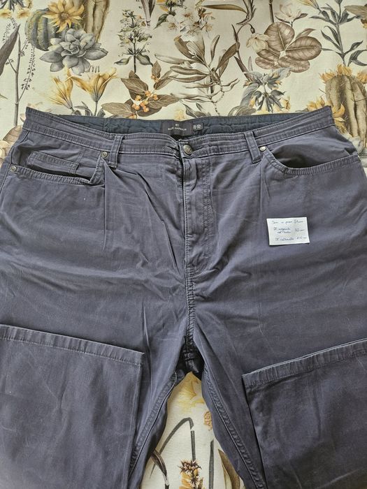Spodnie męskie chino Marks and Spencer Blue Harbour  40 29 granat