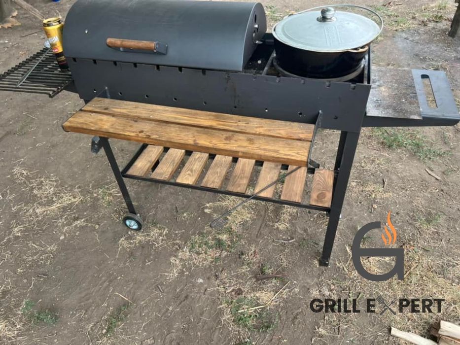 Переносний металевий мангал  5 мм на 13 шампурів Наложка