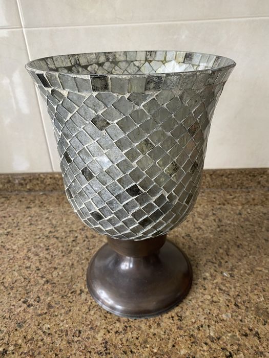 Jarra e castiçais muito bonitos e originais