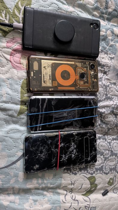 Продам  Samsung s10, Samsung s7, pixel 3, sony l1