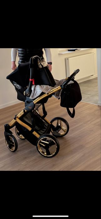 Wózek dziecięcy Junama Gold 3w1 z bazą isofix