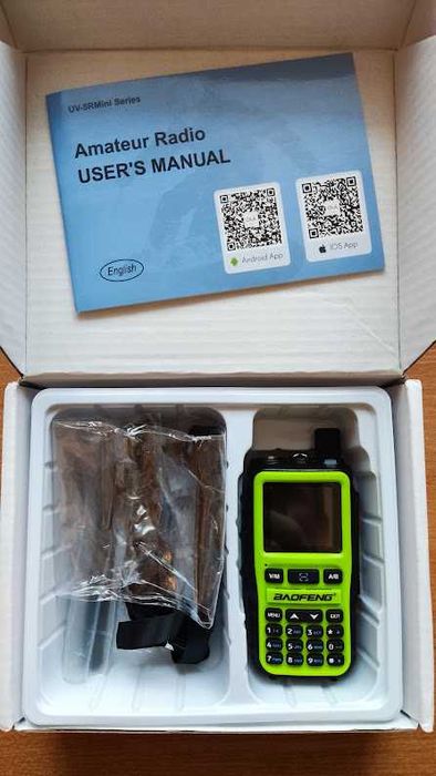 Radiotelefon krótkofalówka Baofeng Uv-5R mini kolor szary, limonkowy