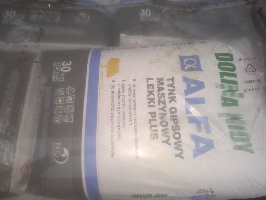 Tynk gipsowy maszynowy MP75 L, Diamond, Nida Alfa, Zeta, 651T 30 kg