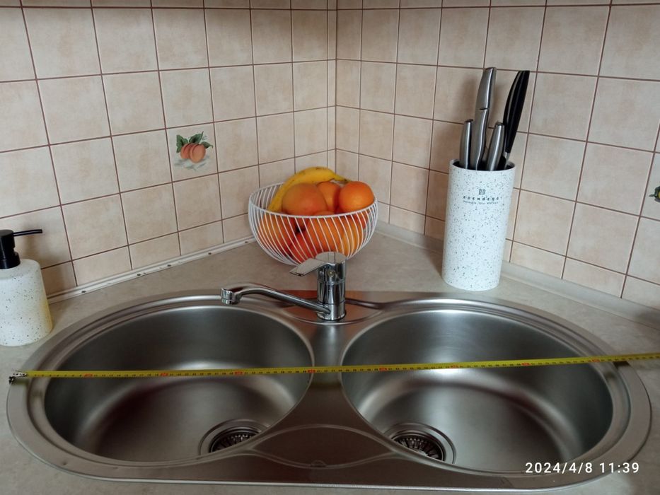 Komplet zlewozmywak i bateria kuchenna