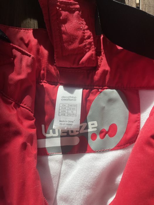 Гірськолижні штани Wedze 12 розмір