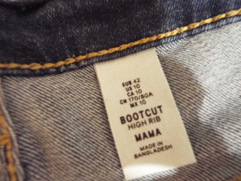 Jeansy ciążowe H&M Mama rozmiar 42