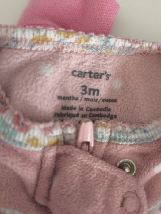 Piżamy niemowlęce Carter's 3mies
