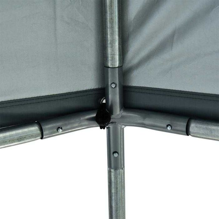 Galinheiro de Exterior de Metal Galvanizado 3x4x1,95 m