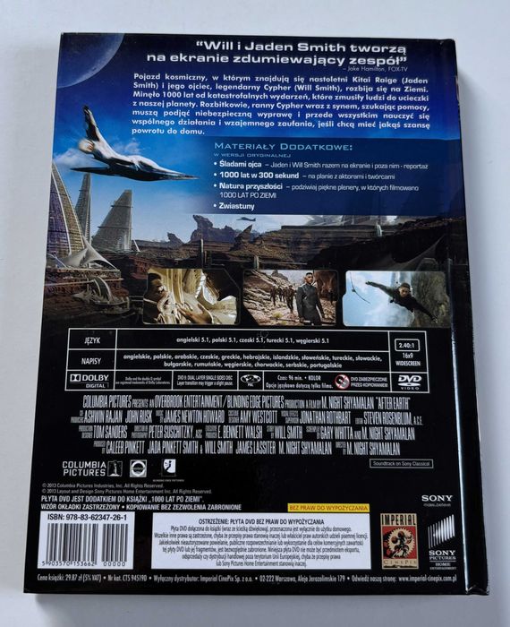 1000 Lat Po Ziemi DVD Film Science-Fiction Will Smith Lektor Polski