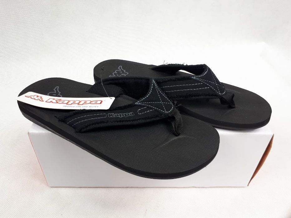 Nowe Japonki KAPPA Sea 242463 Black 1111 eu 42 klapki