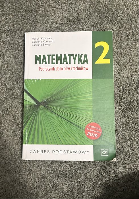 Podręcznik matematyka 2, zakres podstawowy