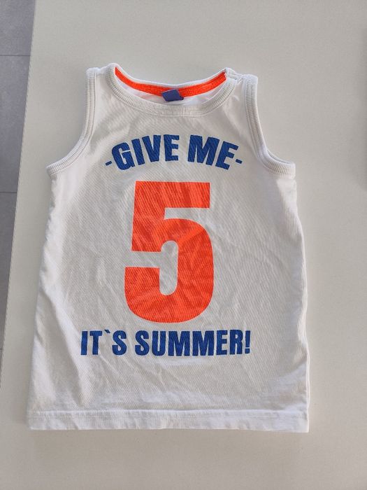 Bluzka na ramiączka chłopięca 110