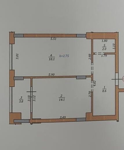3-кімнатна квартира за адресою вул. Угорська (площа 98 м²) - Atlanta.ua - фото 6