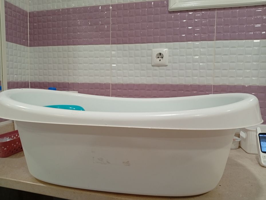 Banheira bebê com suporte de redutor