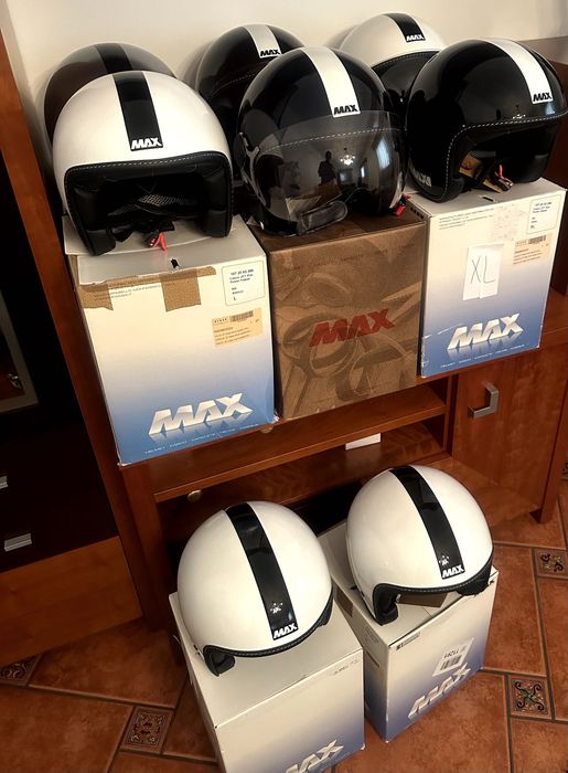 Capacetes Estilo Vespa – NOVOS, por estrear