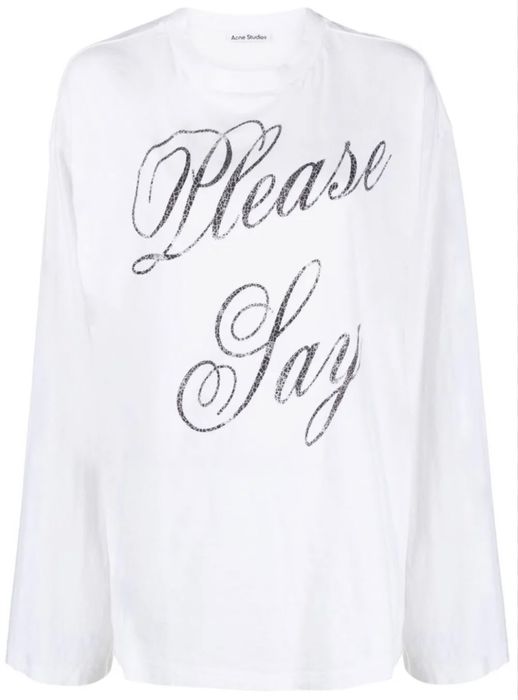 Білий лонг Acne Studios