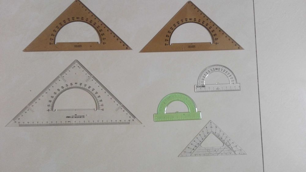Линейка Угольник Транспортир Офицерская