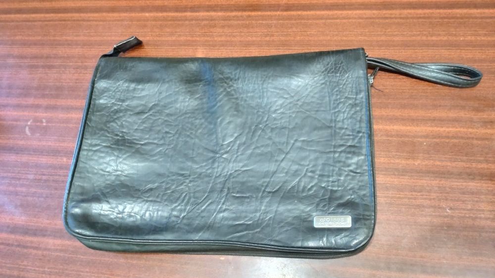 Папка для бумаг, натуральная кожа.