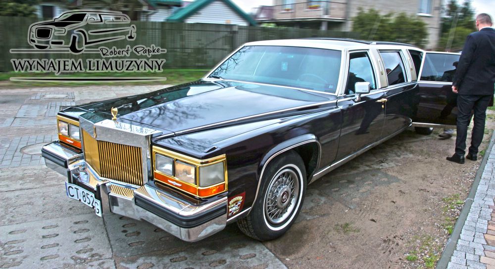 Limuzyna do ślubu ze szklanym dachem CADILLAC ! 7-osobowa