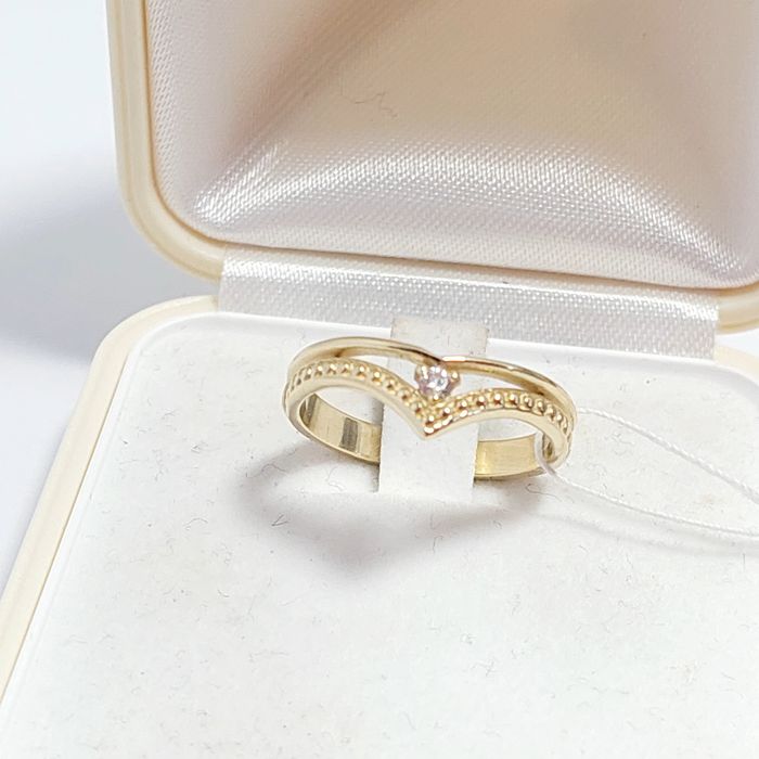 Pierścionek złoty 585 roz 12