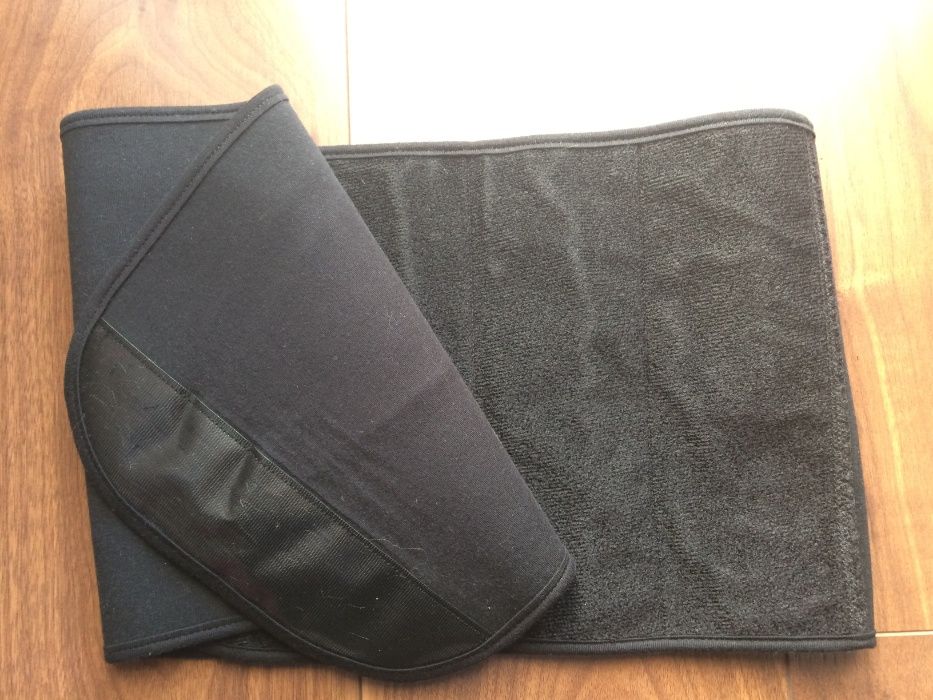 Cinta Elástica Pós-parto Algodão Orgânico Carriwell -preta S/M