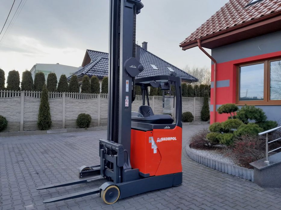 Linde R14HD-01  Wózek Widłowy Reach Truck Wysokiego Składowania Jak Nowy !!!