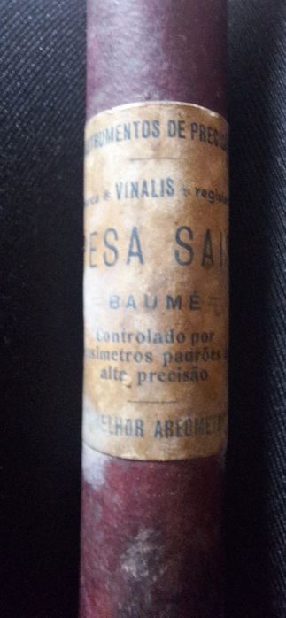 Pesa sais ou areometro ou mustimetro anos 40