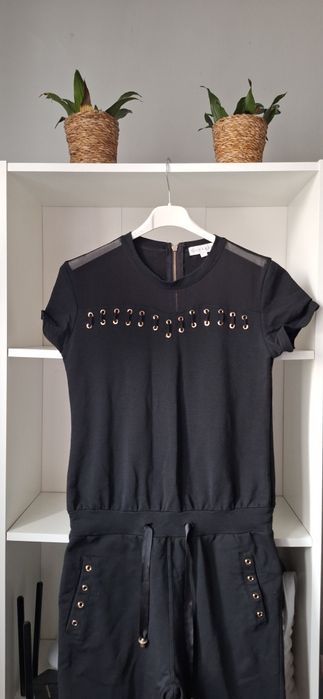 Kombinezon damski czarny w rozmiarze M/L bawełna marka giorgia