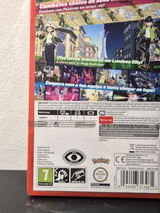 Pokémon Legends Z-A Nintendo Switch 2