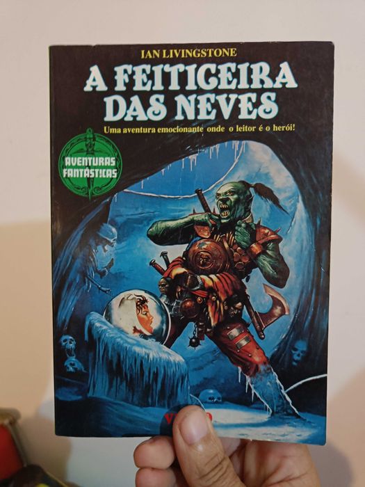 Livro Aventuras Fantásticas nº9 A FEITICEIRA DAS NEVES