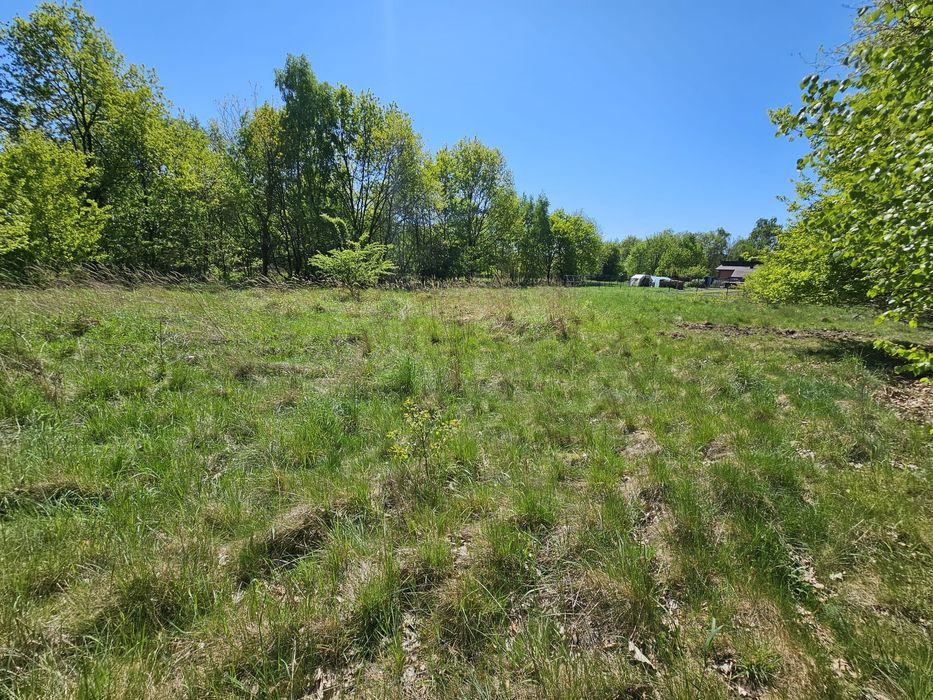 IDEALNA duża 12,5ar działka budowlana Podłęże cisza i spokó