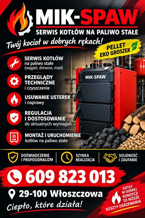 Serwis piecy na paliwo stałe